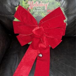 Red Bow Christmas Decorations 