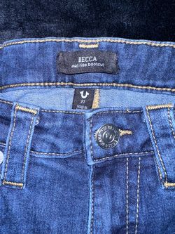 True Religion Becca Mid Rise Bootcut Jeans Size 27