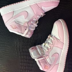 Js Pink/White Men Shoes