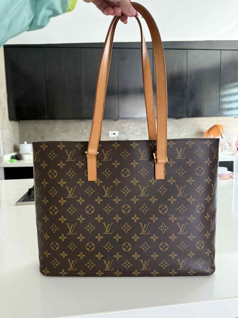 Louis Vuitton Brown Monogram Tote Bag