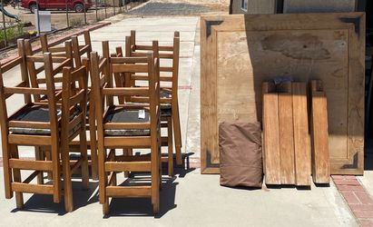 Wooden Patio Table