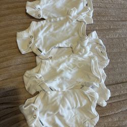 Gerber Preemie Baby 6-Pack Solid Onesies Bodysuits