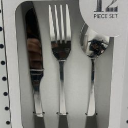 12 Piece Stainless Steel Silverware