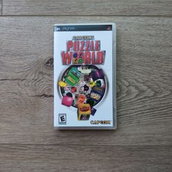 PSP Capcom Puzzle World Game