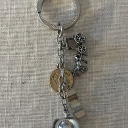 Littlegifts New York City Key Ring - W/4 Hanging Charms  