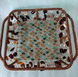 Decorative Bead & Wire Tray