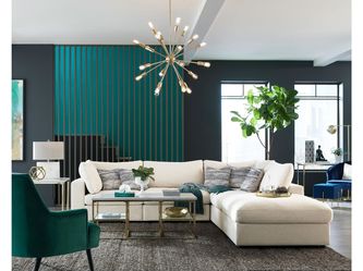 Serene Beige 5-piece Modular Sectional Sofa