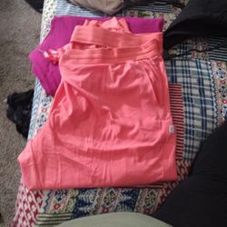 5xl Peach Scrub Pants 