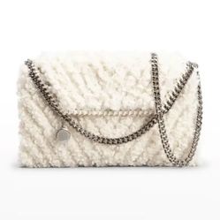 STELLA MCCARTNEY Chevron-Quilted Mini Crossbody Bag NEW