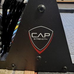 can deliver CAP squat bench rack with pull-up bar & barbell plate storage