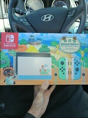 Nintendo switch animal crossing console