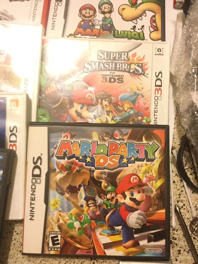 smash bros and mario party