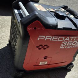 Predator Generator Inverter 3500 Only 11 Hours