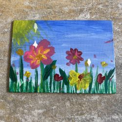Art Work On A Canvas