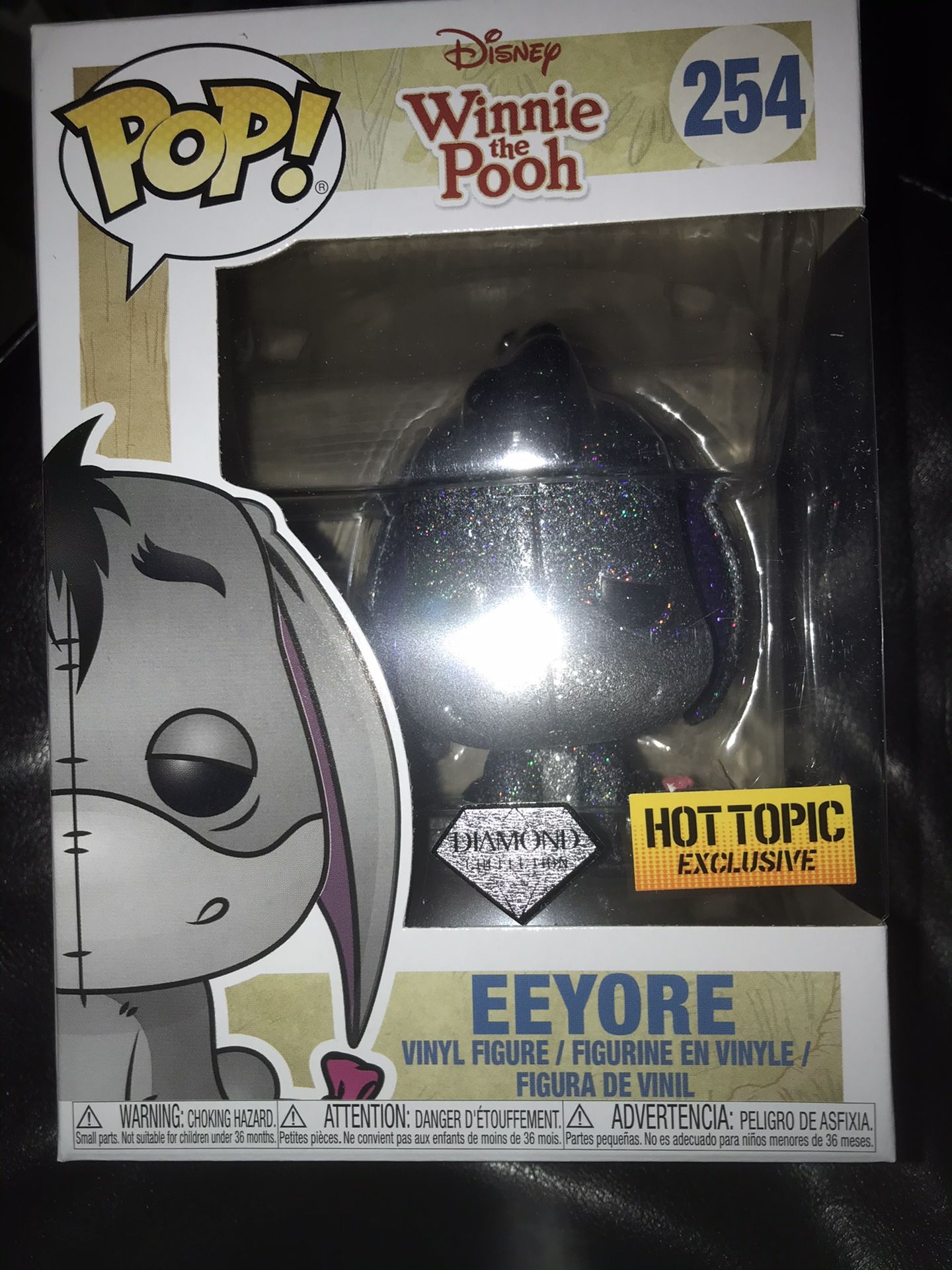 Funko pop exclusive Disney diamond glitter Winnie the Pooh eeyore