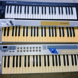 3 MIDI Controller Keyboards NON WORKING PROJECTS