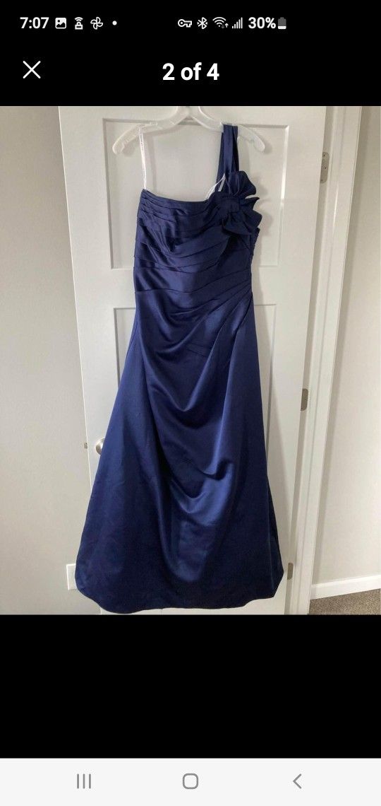 Blue Bridal Dress