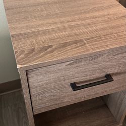 2 night stand- end tables - single drawer