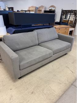 modern gray fabric sofa