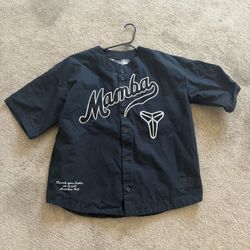 Kobe Bryant Black Baseball Jersey