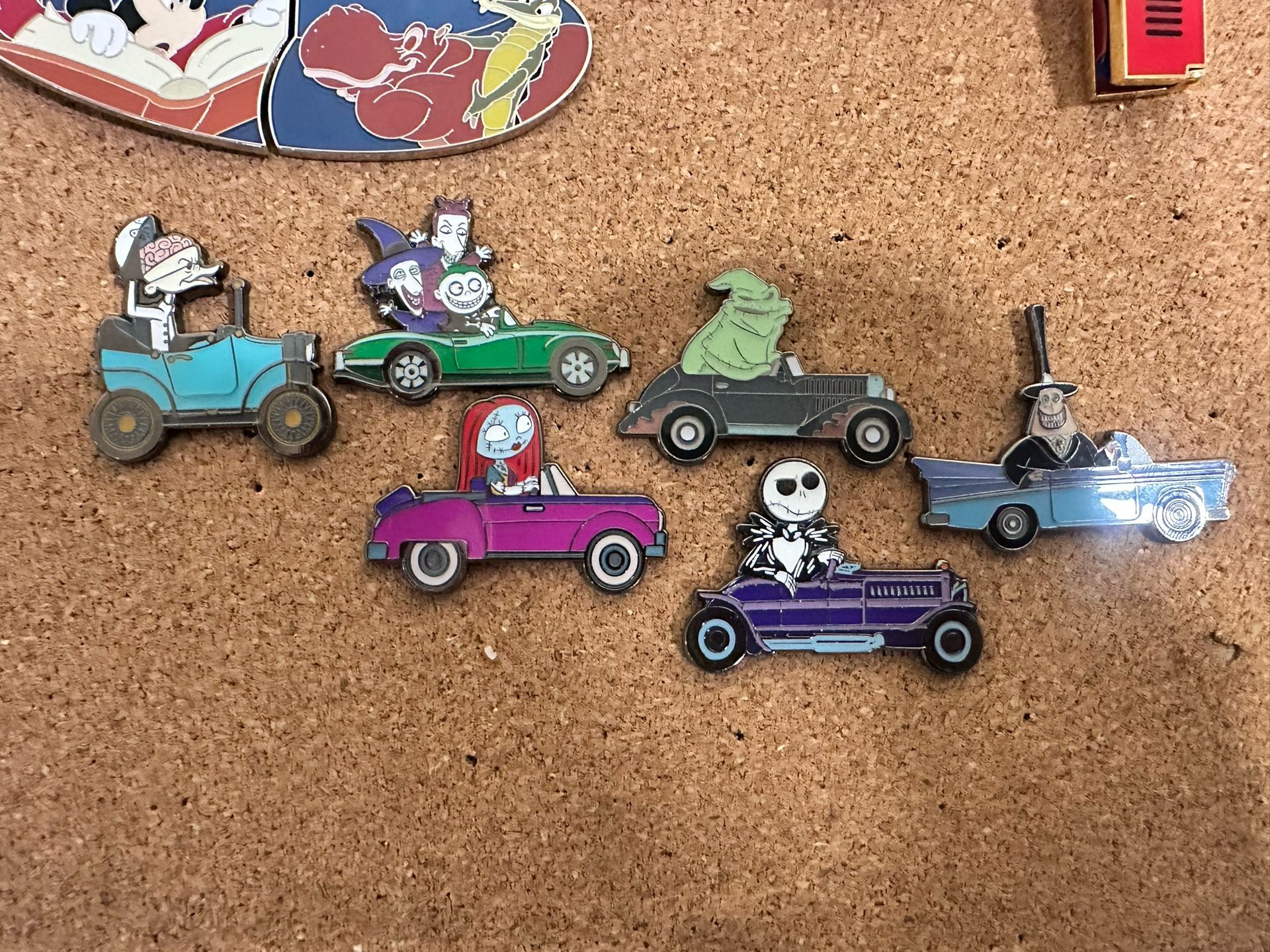 Nightmare Christmas - Retro Cars - Mystery Pin Set