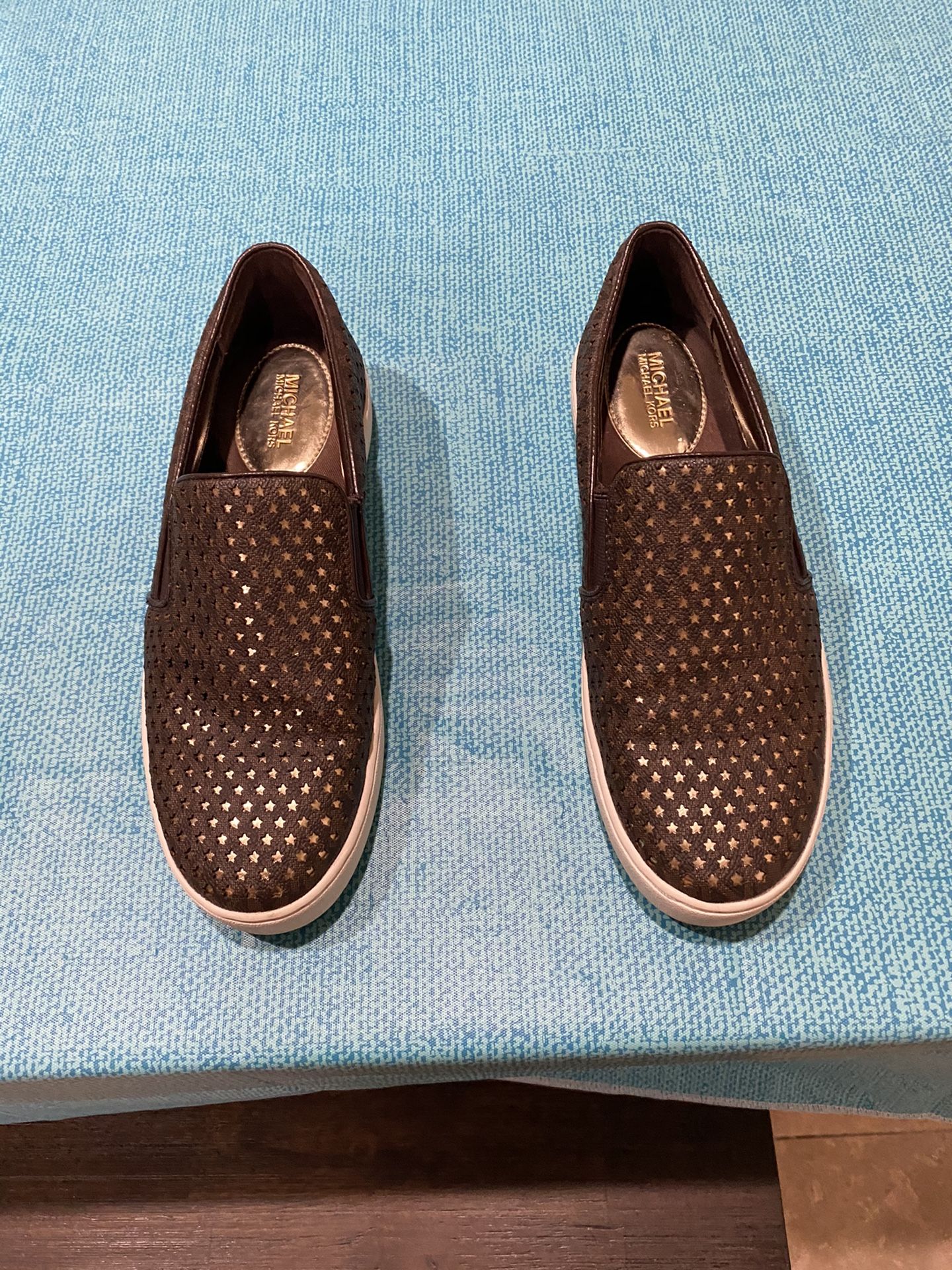 Michael Kors Women Slip On Sneakers( size 7.5)