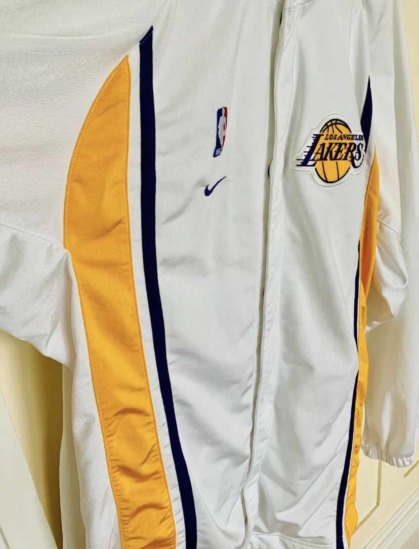 Vintage Nike Team Sports Los Angeles Lakers Cage Jacket Mens 