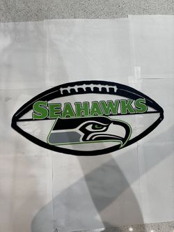 Football Seahawks Metal Sign 9x18 18 Gauge Steel Wall Decor