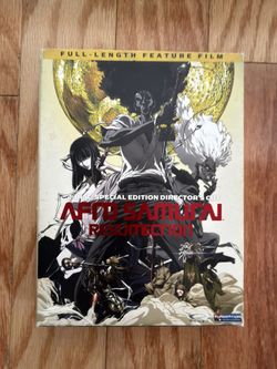 Afro Samurai: Resurrection (DVD, 2009, 2-Disc Set, great condition 