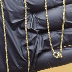 ✨ 24” Gold Over Sterling Silver Chain ✨