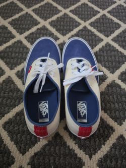 Vans red/white/blue size 12