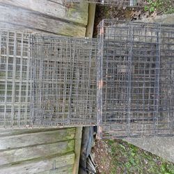3 Heavy Duty Steel Animal Cages
