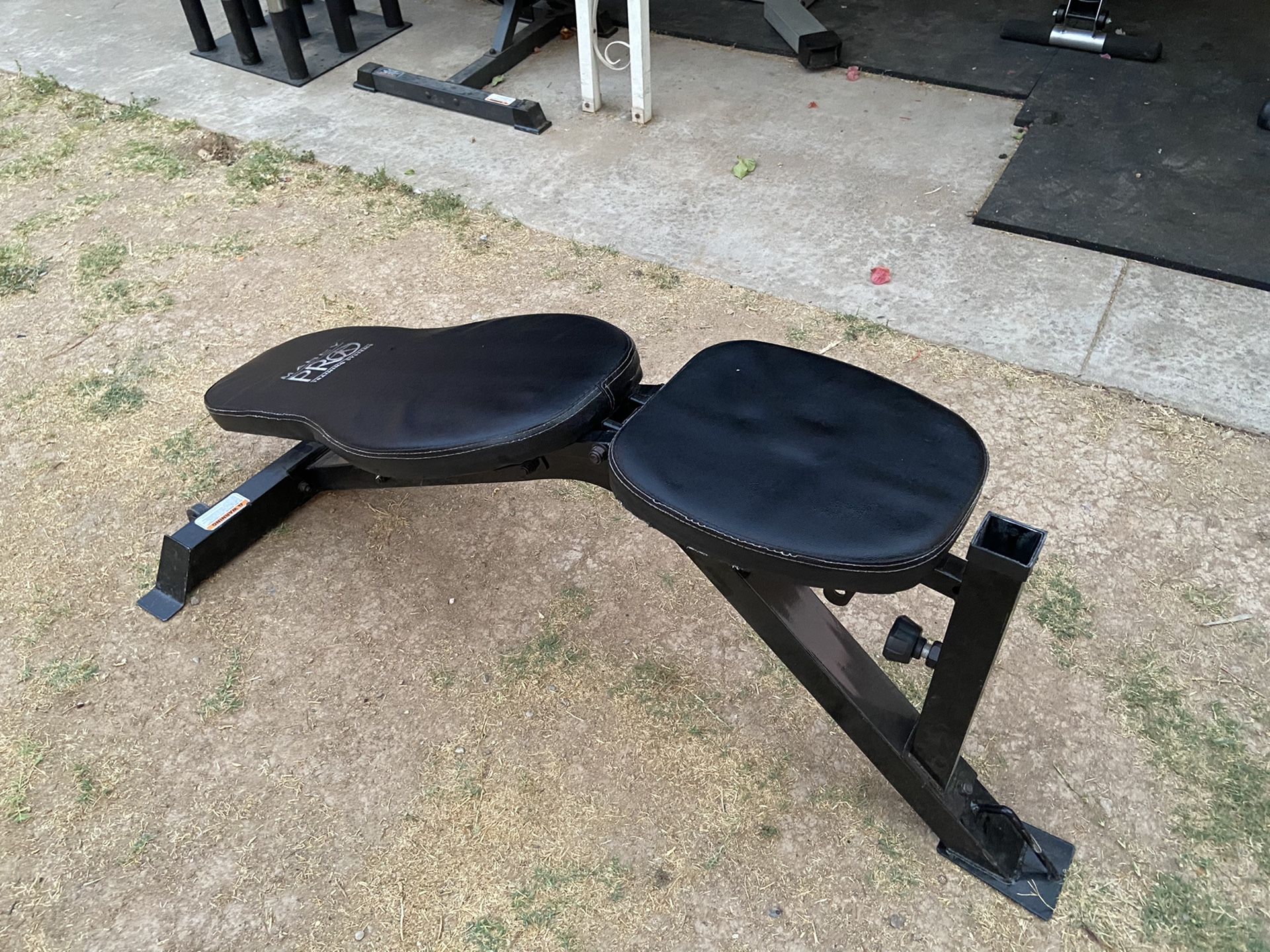 Marcy Pro 6 Position Adjustable Weight Bench w/ Preacher Curl