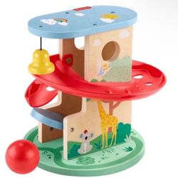 Fisher-Price Wooden Treehouse Ball Run baby and toddler toy