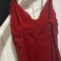 Vintage Red Cosabella Midi Dress