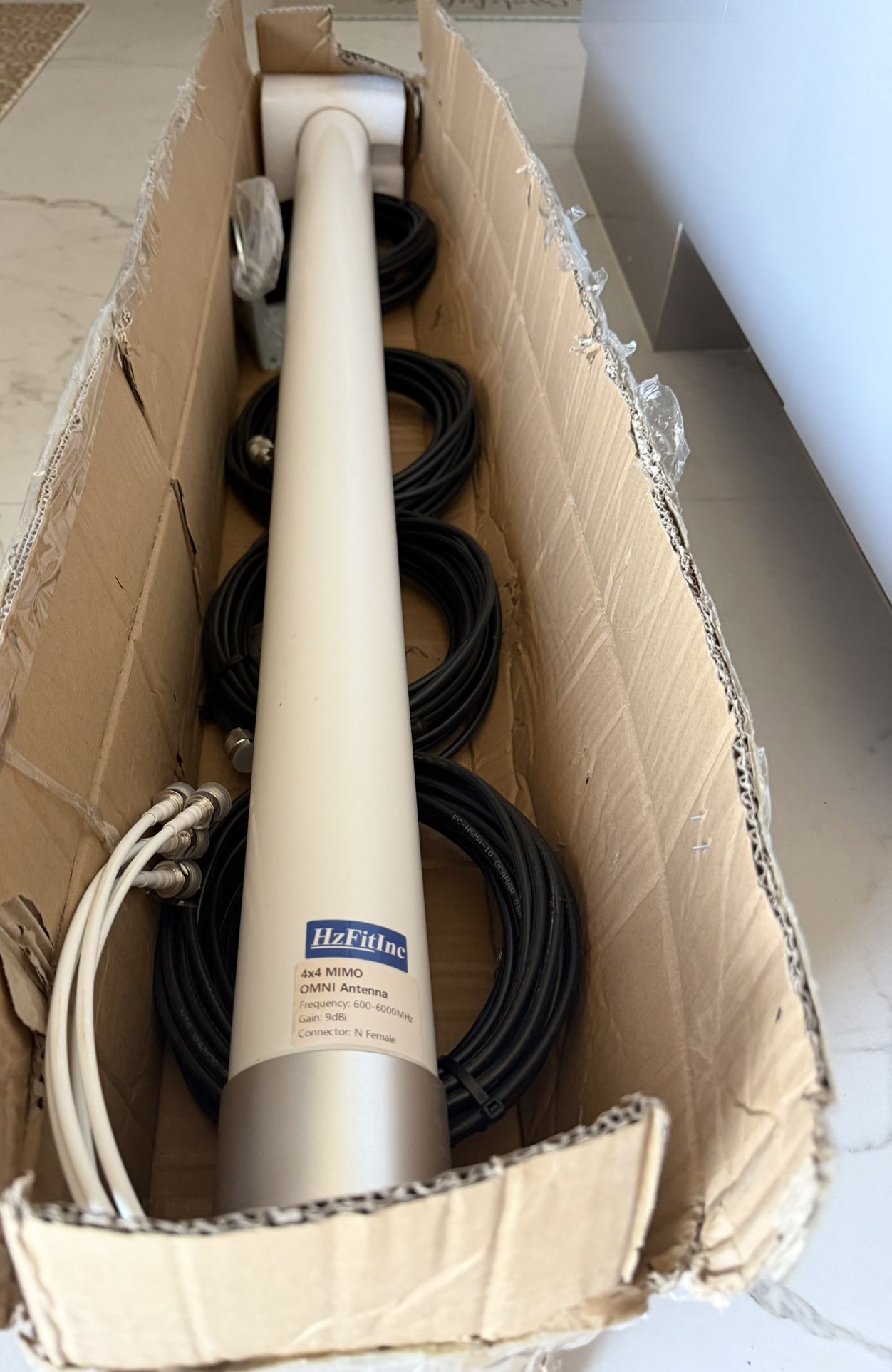 4x4 MIMO Omni 5G LTE Outdoor Antenna for 4G/5G Routers,