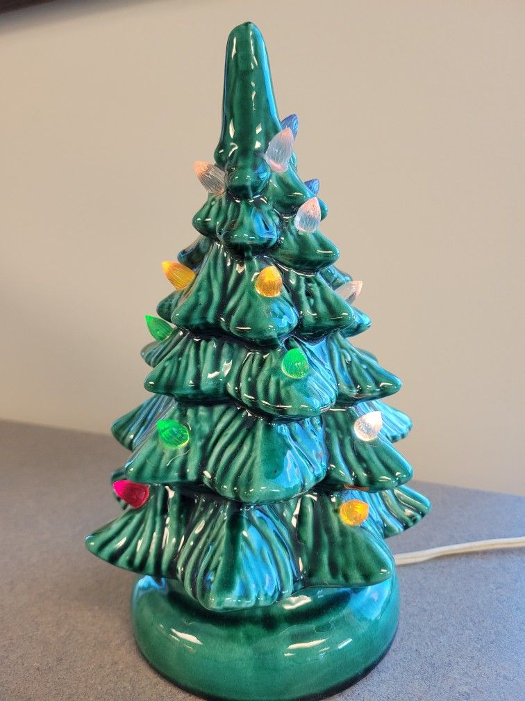 Vintage Ceramic Christmas π Tree with Box