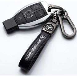 Key Chain Key Fob Holder With Clip for Mercedes  C E S Class GLA 