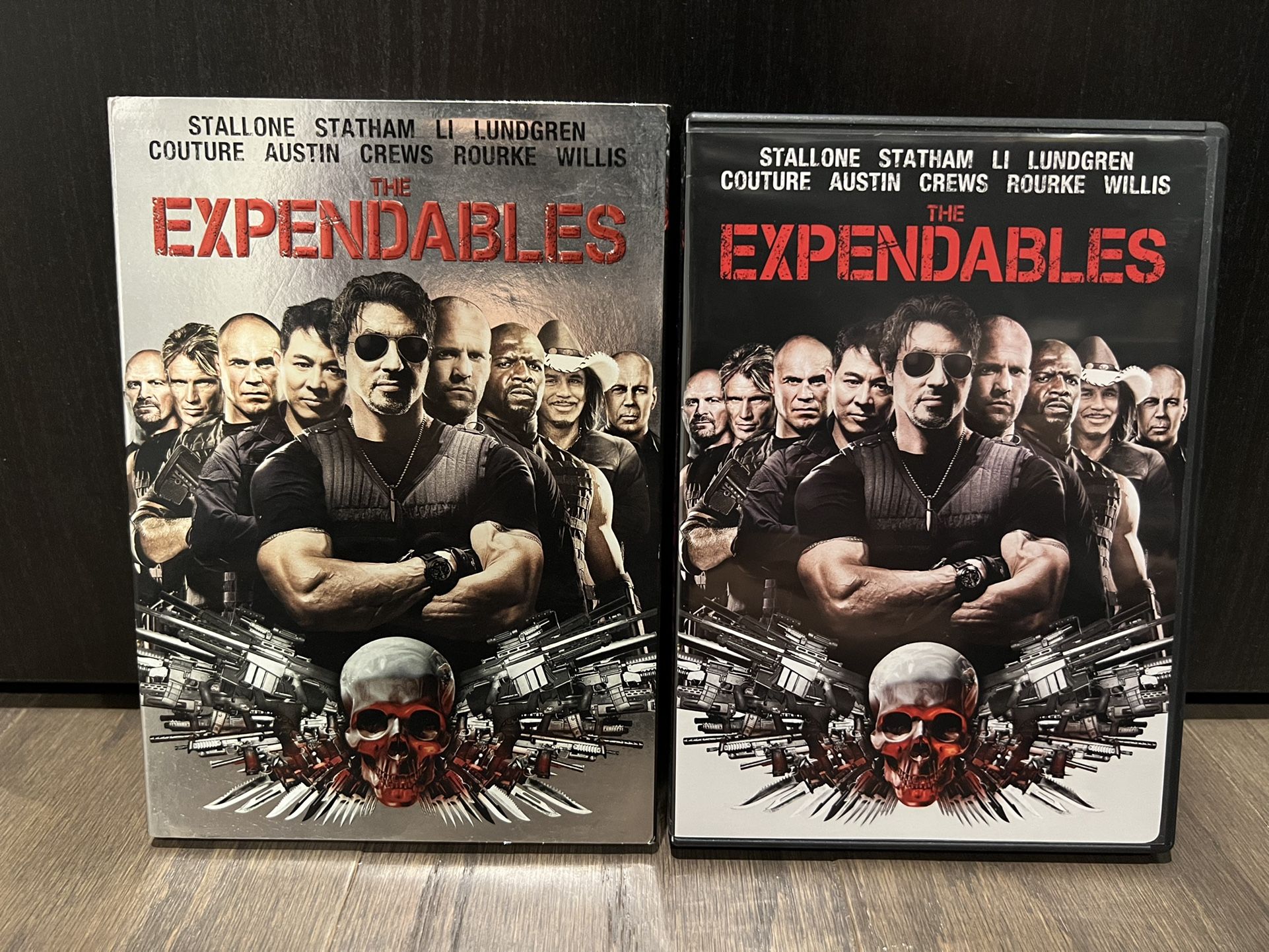 The Expendables Movie DVD with Case and Slipcover