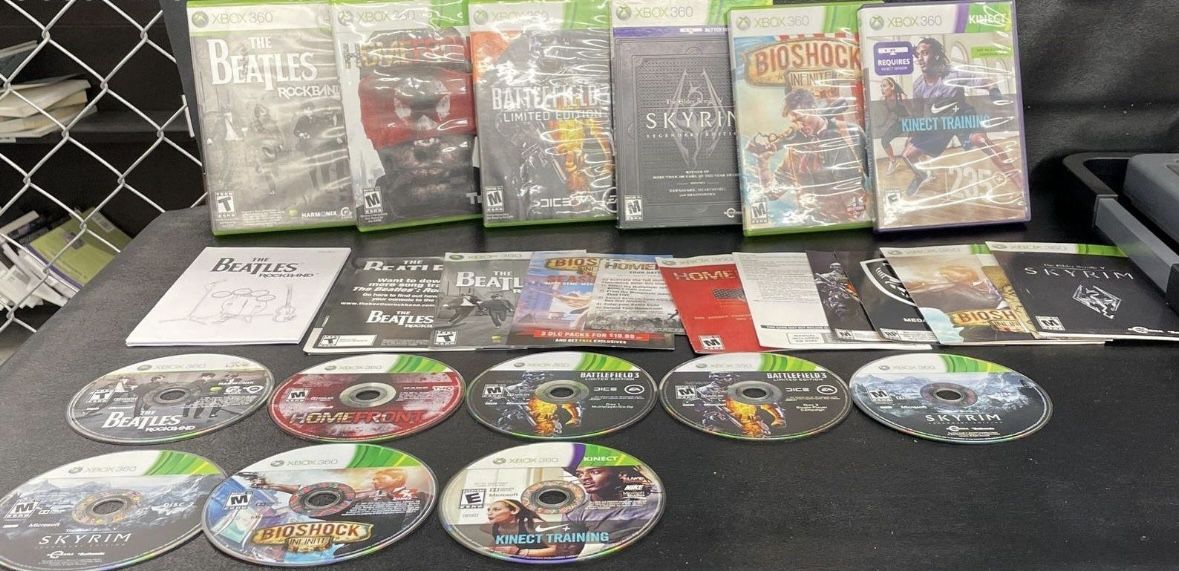  Xbox 360 Games Bundle 