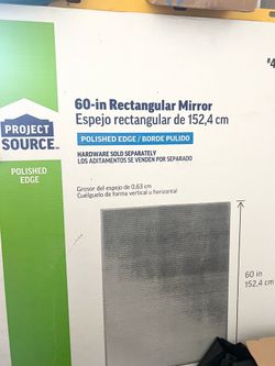 60 in Rectangular Mirror