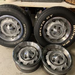 14” 5x4 1/2 dodge rally’s 