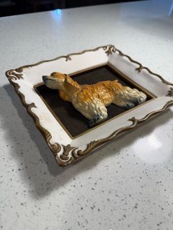Vintage Cocker Spaniel Dog Wall Plaque – Made in Japan – Kitschy Décor