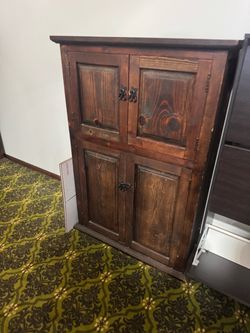 Rustic Storage Cabinet