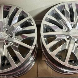 Denali OEM 22s. Set Of 4 Wheels. 
