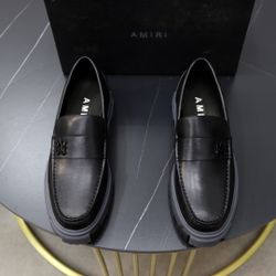 Amiri Men’s Leather Shoes With Box 2025 New 