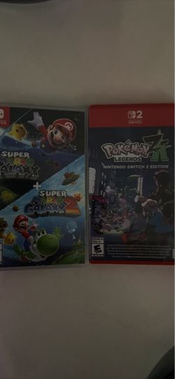 Super Mario Galaxy 1 + 2 And Pokemon Legends Z-A