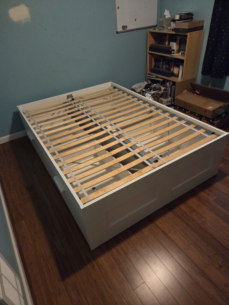 Ikea Full Size Bed With Storage Drawers