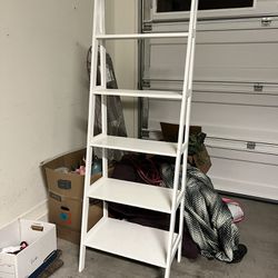 White Ladder Shelf