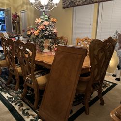 Kitchen Table 8 Chair Set